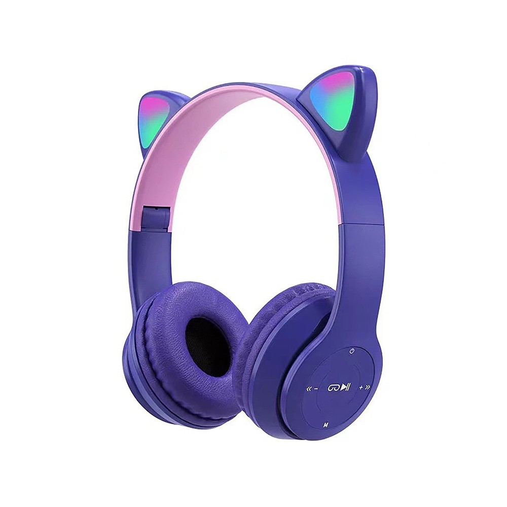 Cute Cat Ears Bluetooth Headset Earphone