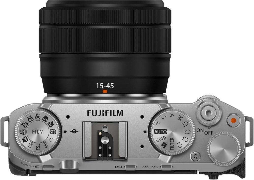 Fujifilm X-M5 Mirrorless Digital Camera XC15-45mmF3.5-5.6 OIS PZ Lens Kit - Silver - Image 3