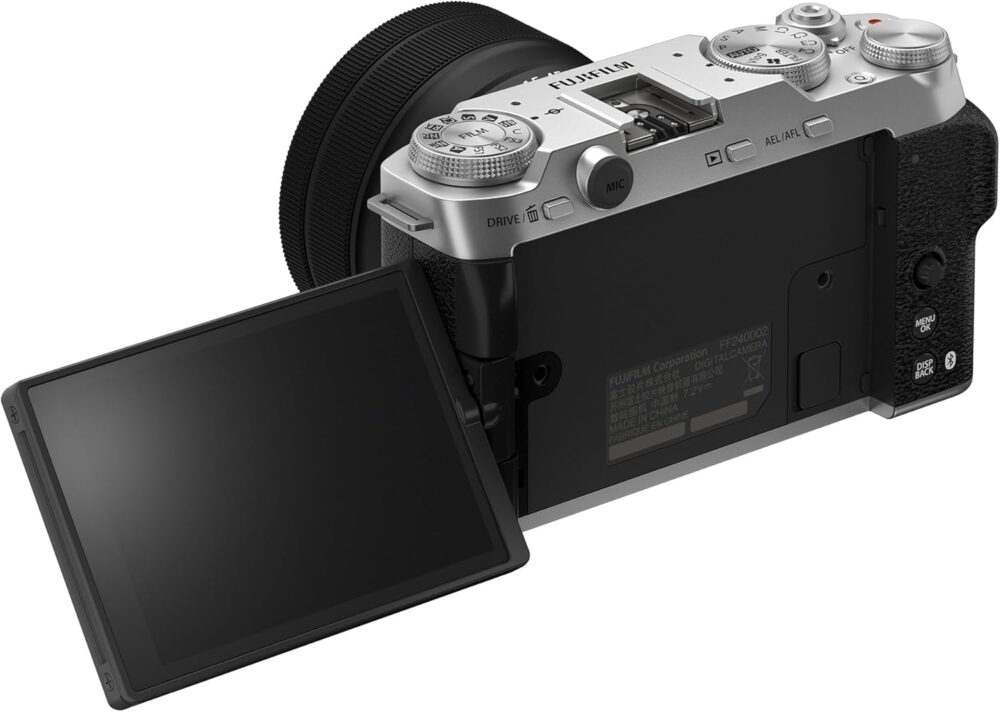 Fujifilm X-M5 Mirrorless Digital Camera XC15-45mmF3.5-5.6 OIS PZ Lens Kit - Silver - Image 6