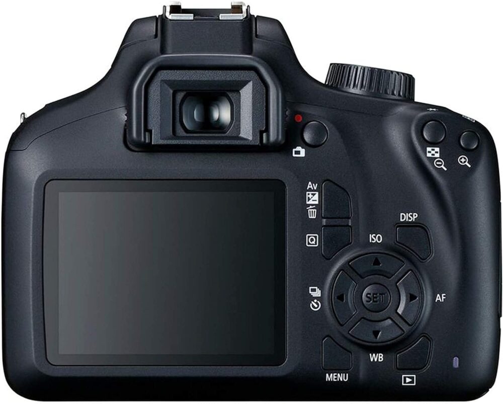 Canon EOS 4000D DSLR (Rebel T100) W/ 18-55mm Zoon Lens Kit |18 Megapixels CMOS | HD Video + Wide Angle Lens + Telephoto Lens, 64GB Memory, 3PC Filter Kit, Case, Tripod + More (31PC Bundle), Black - Image 4