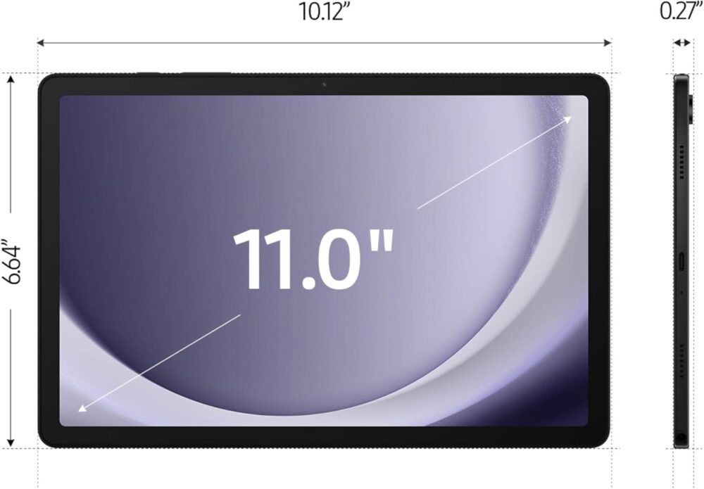 Samsung Galaxy Tab A9+ Tablet 11” 64GB Android Tablet, Big Screen, Quad Speakers, Upgraded Chipset, Multi Window Display, Slim, Light, Durable Design, US Version, 2024, Graphite - Image 4
