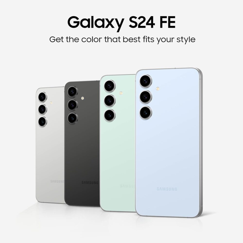 SAMSUNG Galaxy S24 FE AI Phone, 256GB Unlocked Android Smartphone, High-Res 50MP Camera, Long Battery Life, Brighter Display Screen, US Version, 2024, US 1 Yr Manufacturer Warranty, Graphite - Image 3