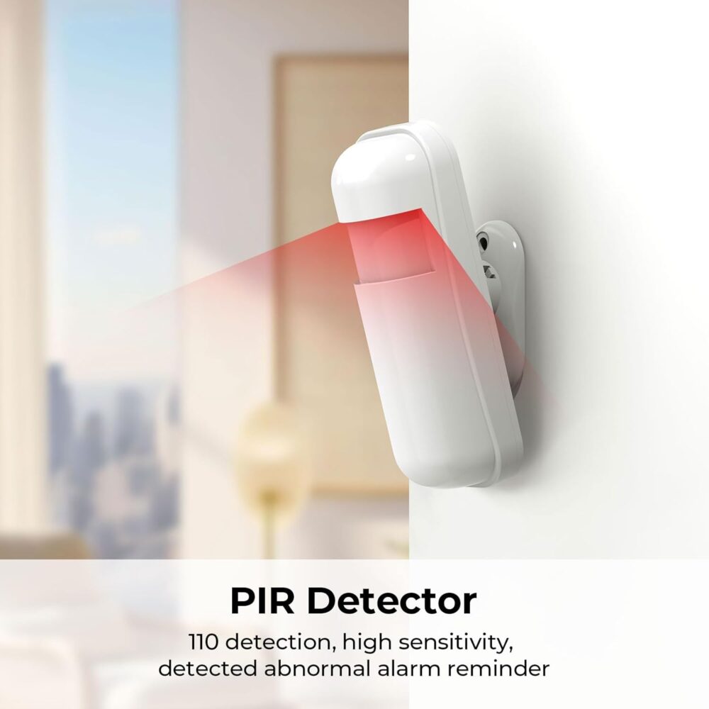 Home Security System - Alarm 8-Piece Kit Compatible with Alexa,Tuey and Smart Life (No Contract) - Image 5