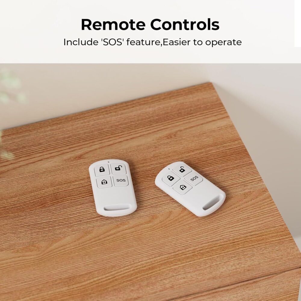 Home Security System - Alarm 8-Piece Kit Compatible with Alexa,Tuey and Smart Life (No Contract) - Image 7