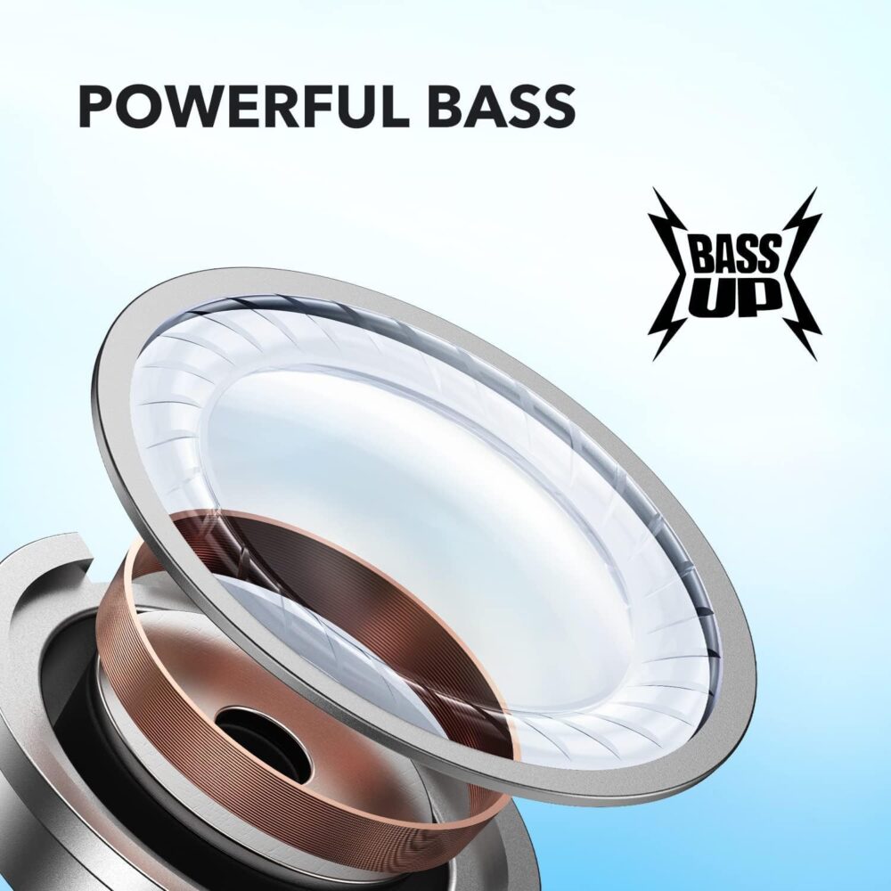 Soundcore by Anker P20i True Wireless Earbuds, 10mm Drivers with Big Bass, Bluetooth 5.3, 30H Long Playtime, Water-Resistant, 2 Mics for AI Clear Calls, 22 Preset EQs, Customization (White) - Image 3