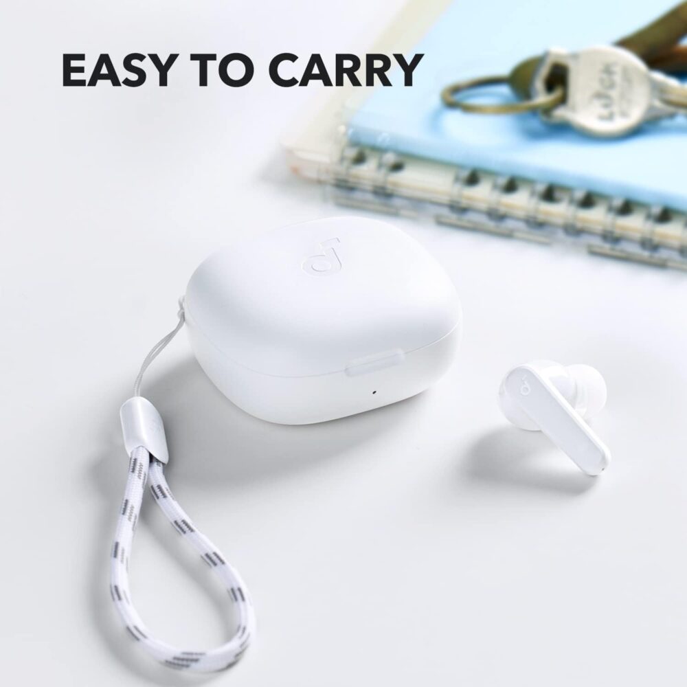 Soundcore by Anker P20i True Wireless Earbuds, 10mm Drivers with Big Bass, Bluetooth 5.3, 30H Long Playtime, Water-Resistant, 2 Mics for AI Clear Calls, 22 Preset EQs, Customization (White) - Image 6