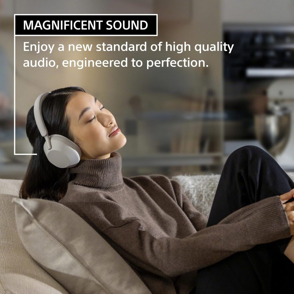 Sony WH-1000XM5 The Best Wireless Noise Canceling Headphones, Auto NC Optimizer, 30-Hour Battery, Alexa Voice Control, Black - Image 5