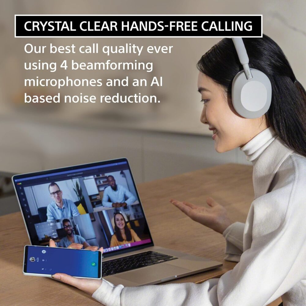 Sony WH-1000XM5 The Best Wireless Noise Canceling Headphones, Auto NC Optimizer, 30-Hour Battery, Alexa Voice Control, Black - Image 6