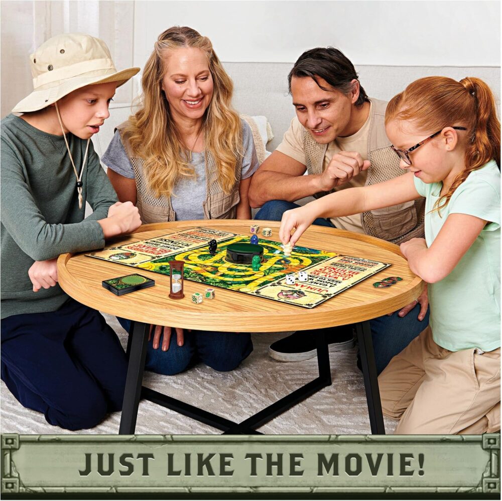 Spin Master Games, Jumanji 30th Anniversary Edition, The Classic Thrilling Adventure Family Board Game Based on The Action-Comedy Movie, Updated Jungle Challenges, 2-4 Players, for Ages 6 & Up - Image 3