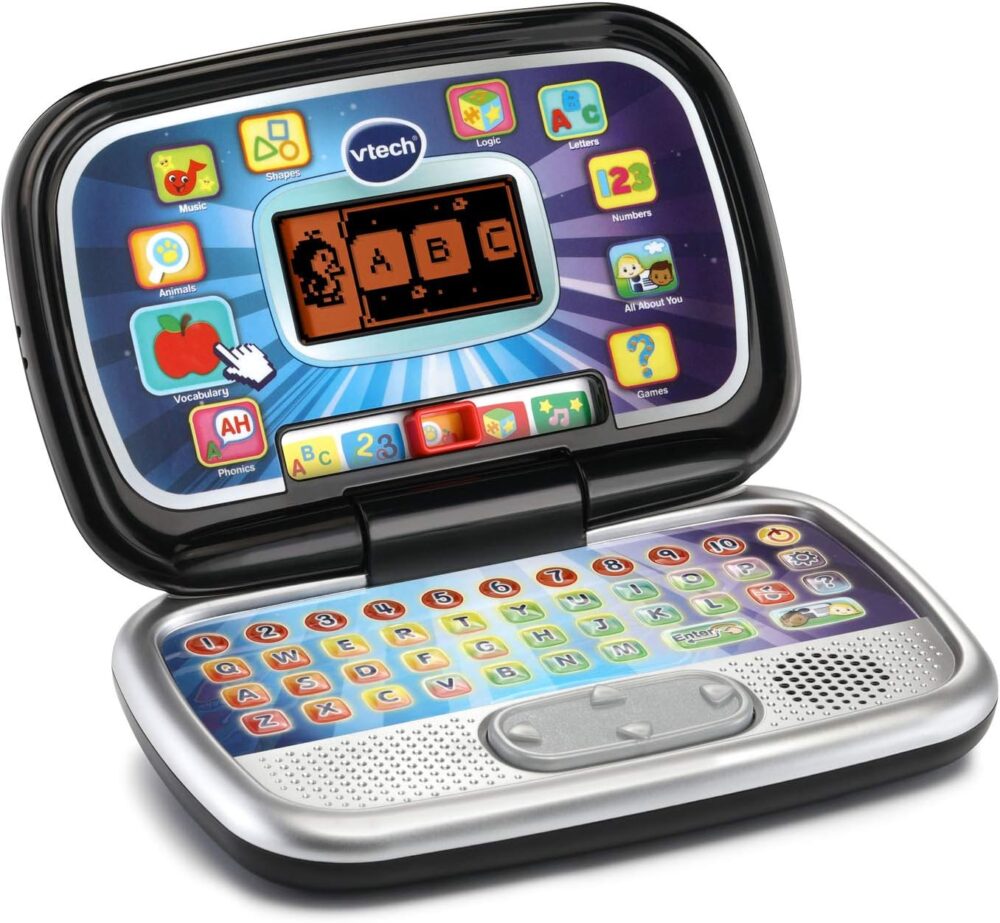 VTech Play Smart Preschool Laptop, Black - Image 3