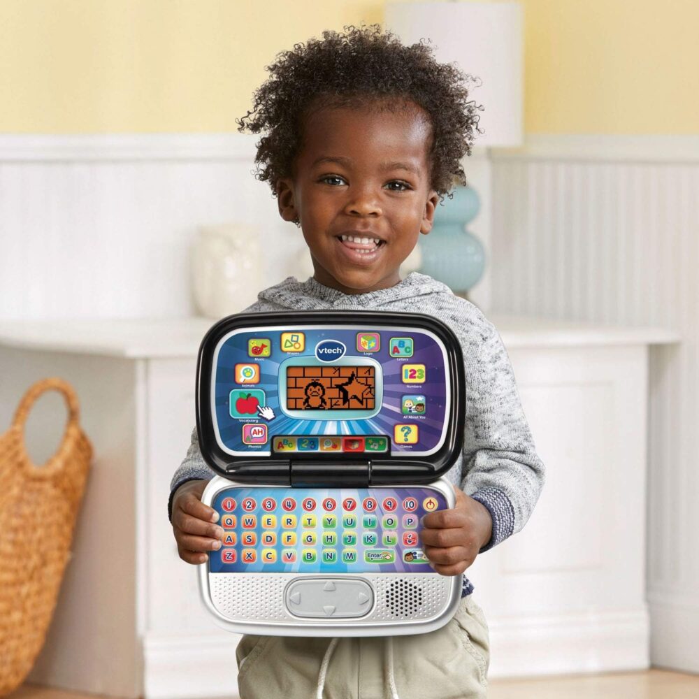 VTech Play Smart Preschool Laptop, Black - Image 7