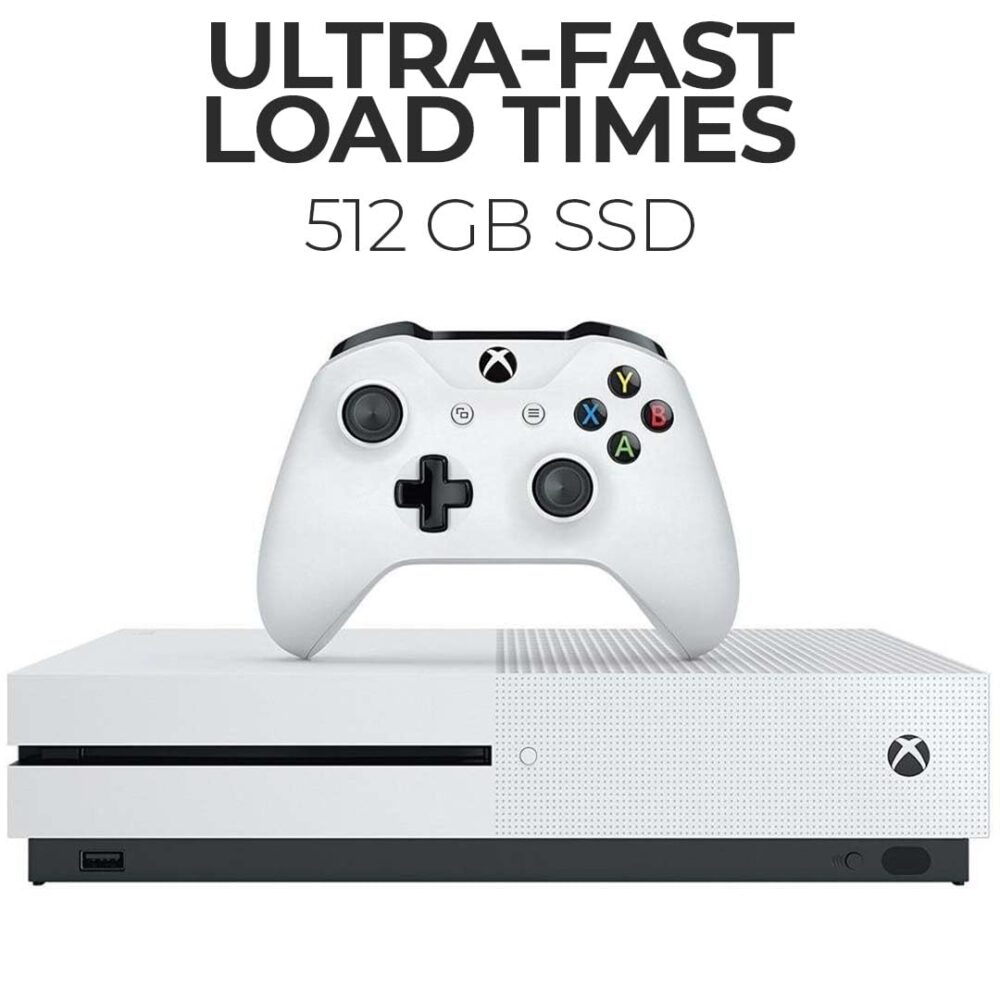 Zeust Xbox One S 512GB Console Bundle - Includes the Xbox One Series S 500 GB Console White, 1 Wireless Controller, HDMI Cable, and Microfiber Cloth - Compact Digital Gaming Console (Renewed) - Image 3