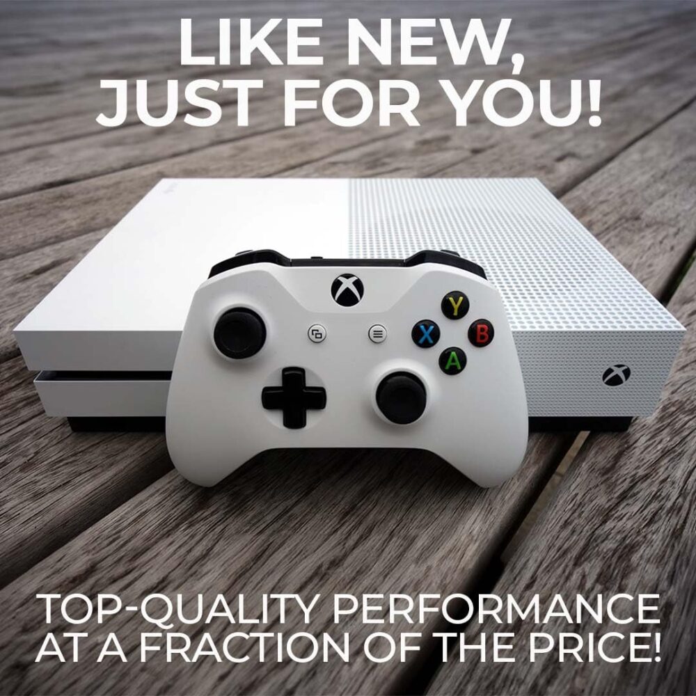 Zeust Xbox One S 512GB Console Bundle - Includes the Xbox One Series S 500 GB Console White, 1 Wireless Controller, HDMI Cable, and Microfiber Cloth - Compact Digital Gaming Console (Renewed) - Image 7