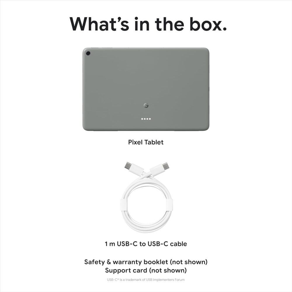 Google Pixel Tablet - Android Tablet with 11-Inch Screen and Extra-Long Battery Life - Hazel - 8 GB RAM - 128 GB - Image 11