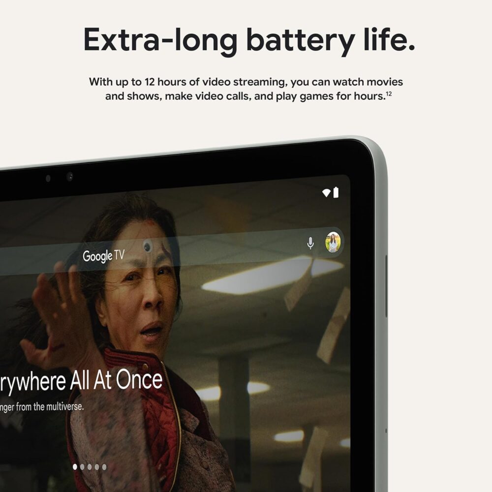 Google Pixel Tablet - Android Tablet with 11-Inch Screen and Extra-Long Battery Life - Hazel - 8 GB RAM - 128 GB - Image 12