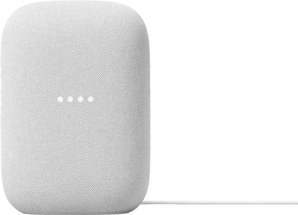 Google Audio Bluetooth Speaker - Wireless Music Streaming, Powerful Sound, Assistant Built-in, Wi-Fi and Bluetooth Connectivity, Smart Home Control, Stereo Pairing (Chalk) - Image 2