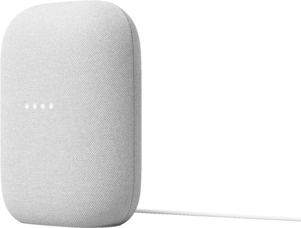 Google Audio Bluetooth Speaker - Wireless Music Streaming, Powerful Sound, Assistant Built-in, Wi-Fi and Bluetooth Connectivity, Smart Home Control, Stereo Pairing (Chalk) - Image 4