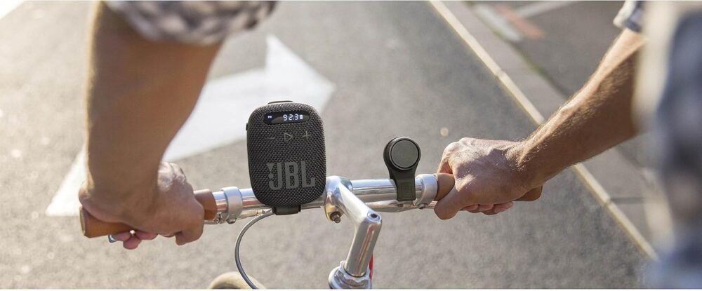 JBL Wind 3 Portable Bluetooth Speaker and FM Tuner Radio for Bike Handlebars - Image 6
