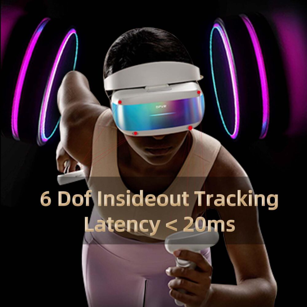 DPVR E4 VR Headsets, PCVR Headset with Controller, Virtual Reality Headset for PC Games, Support SteamVR Games - Image 9