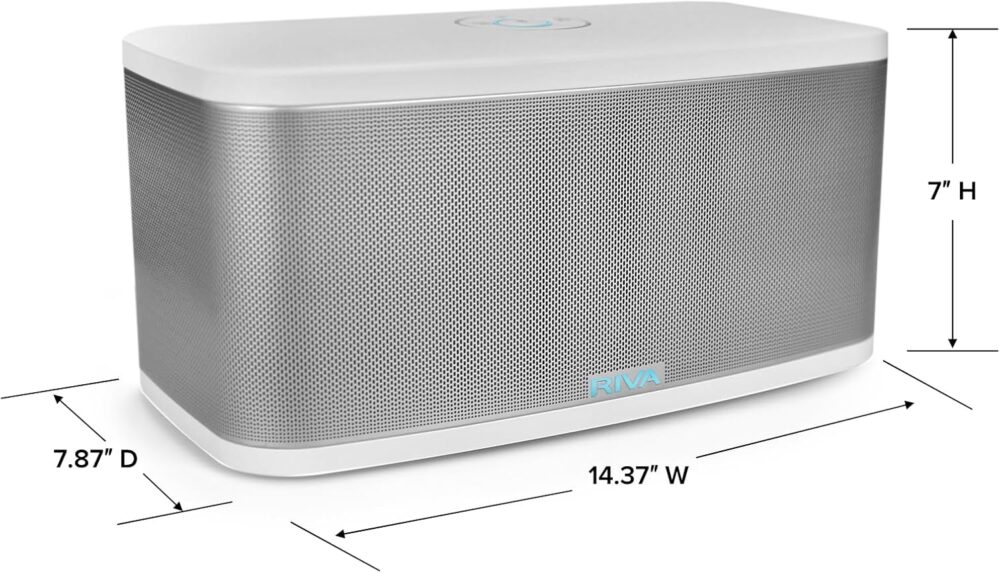 Upgraded Stadium Wireless Smart Hi-Fi Speaker with Alexa Voice Control, 10 Drivers, 200W, Multiroom Music System, Support Airplay 2, Spotify Streaming, Wi-Fi, Bluetooth (White) - Image 7
