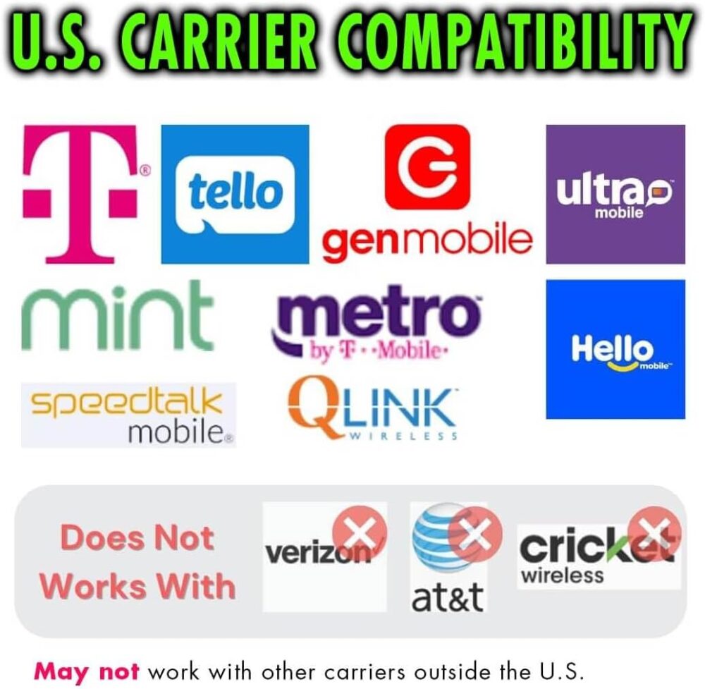 NUU N10 Basic Cell Phone for T-Mobile, Mint, Metro, Qlink, Tello and More 4GB/128GB, Perfect for Teenagers, Dual SIM 4G, Octa-Core 6.6" 90Hz HD+, Unlocked Phones Android Phone 14, US Warranty (White) - Image 3