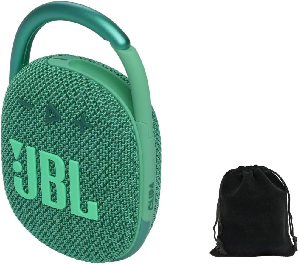JBL Clip 4 Portable Bluetooth Speaker - IP67 Waterproof, Dustproof, 10 Hours Playtime, Integrated Carabiner, Ultra-Portable Design, Bold Style, Rich Pro Sound, Includes Pouch - Image 3