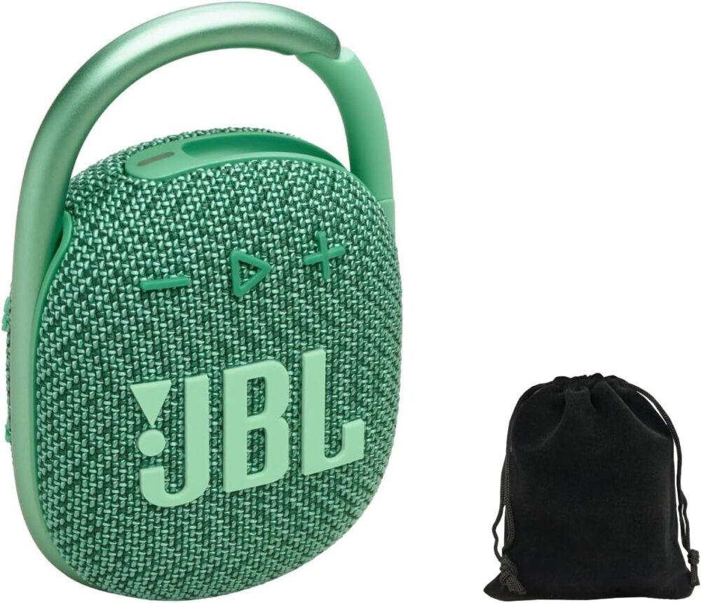 JBL Clip 4 Portable Bluetooth Speaker - IP67 Waterproof, Dustproof, 10 Hours Playtime, Integrated Carabiner, Ultra-Portable Design, Bold Style, Rich Pro Sound, Includes Pouch - Image 4