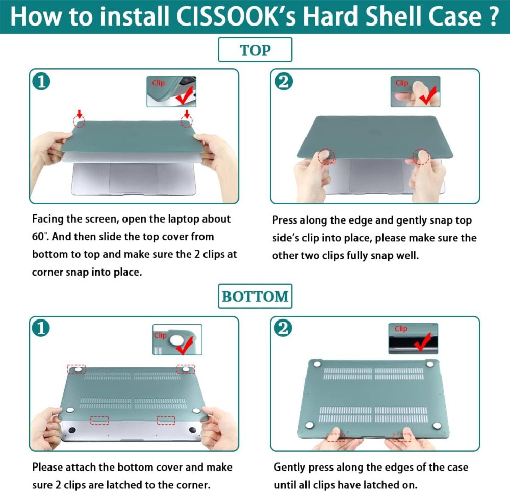 CISSOOK for MacBook Air 13.6 inch Case 2025 2024 2022 Release A3240 A3113 A2681, Matte Hard Shell Case Flower Cover with Keyboard Cover + USB Adapter for MacBook Air 13.6 M2 M3 M4 with Touch ID - Image 9