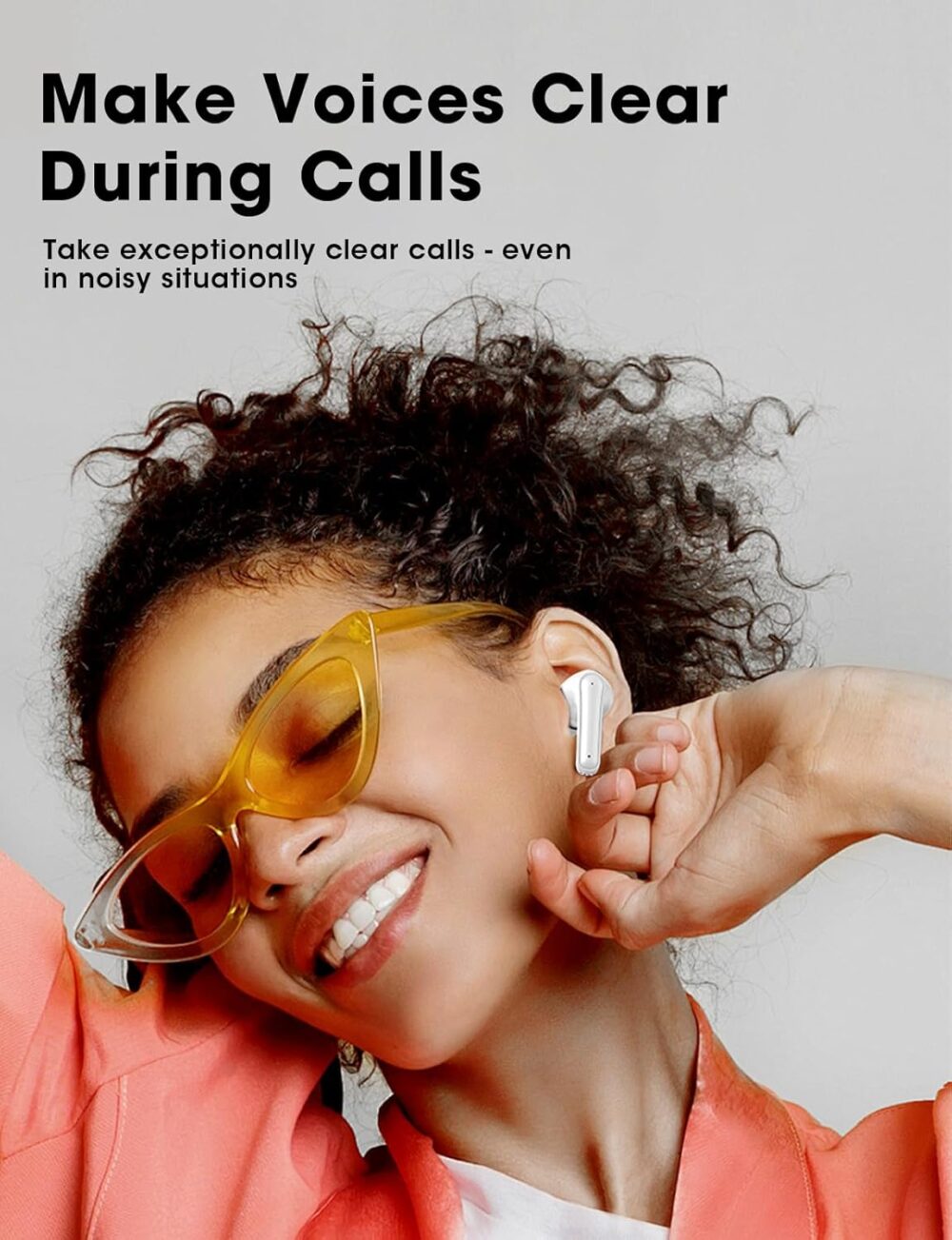 Wireless Earbuds, 2025 Ear Buds with Big Bass Stereo Sound, Lightweight Bluetooth Earbuds with 48 Hours Playtime, in-Ear Fit Earphones, IPX7, Hands-Free Calls with AI for iPhone, Android, Pad - Image 6