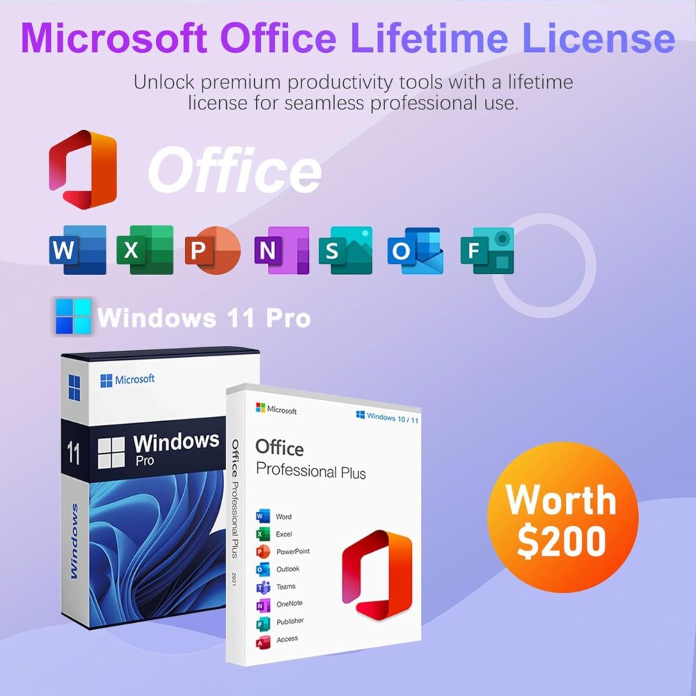 2025 Laptop 17 17.3 Inch HD+ for Students and Business, 16GB DDR5 RAM, 1TB SSD, Intel 4-Core N100(Beat to i3-1115G4, Up to 3.4GHz), Backlit Keyboard, Fingerprint, Type-C, MS Office, Windows 11 Pro - Image 8