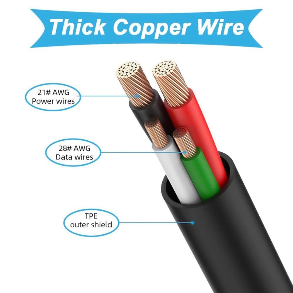 Charger Cable Compatible for Bose SoundLink Color I, II, III, Bose SoundLink Mini 2 II, Micro, SoundLink Revolve, Revolve Plus, Soundwear Companion Wearable Bluetooth Speaker Charging Cord Adapter… - Image 6