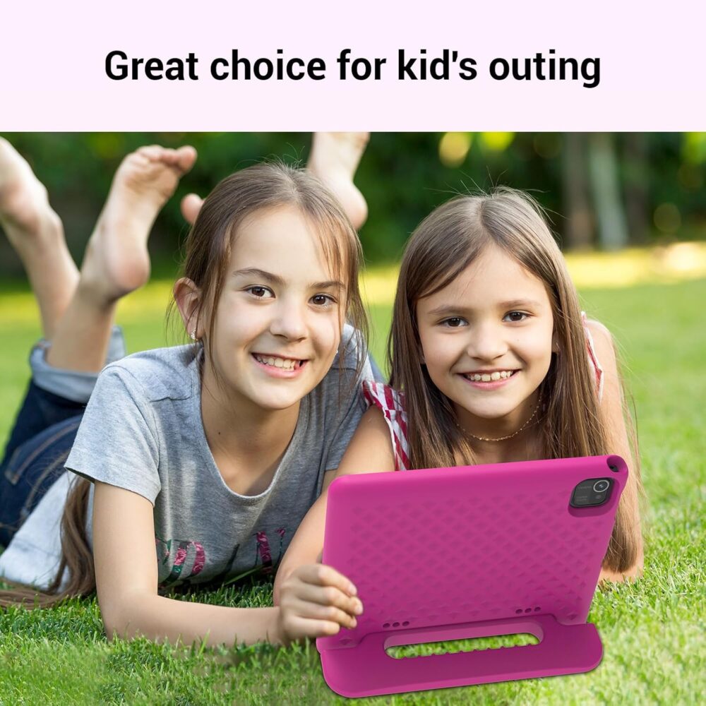 Kids Tablet 10 inch, Android 13 Tablet for Kids with Google Kids Space, Pre-Installed Educational Apps and Parental Control, Gift for Kids, 2+32GB Storage, 5000mAh, EVA Case (Pink) - Image 9