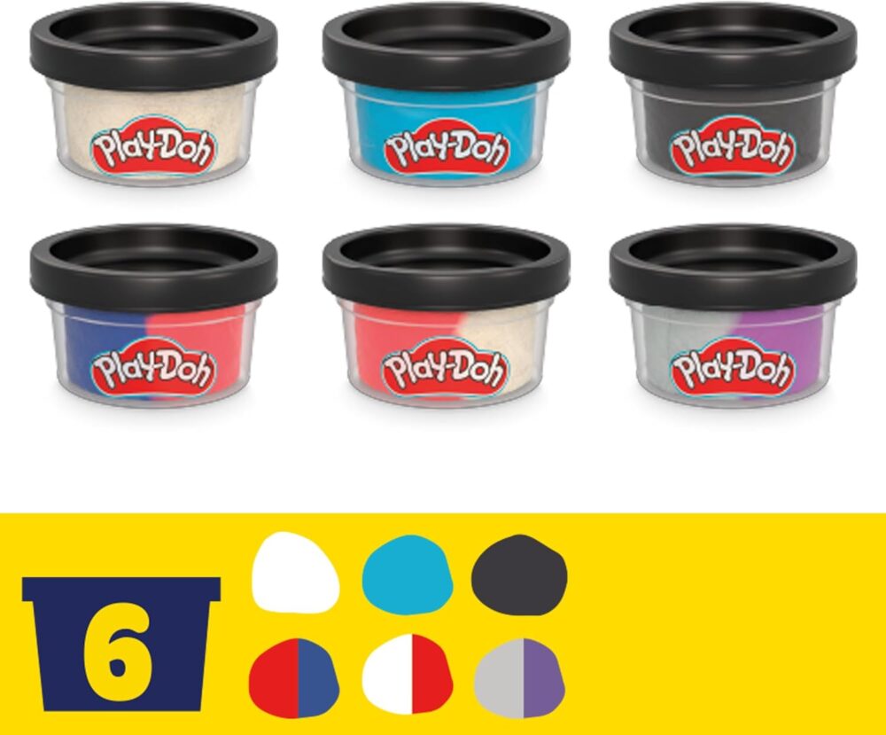 Play-Doh Marvel Hero Adventure Playset, 3 Marvel Action Figures with Wearable Tools, Black Panther, Captain America & Spider-Man Imagination Toys for Boys and Girls Ages 4 and Up - Image 9