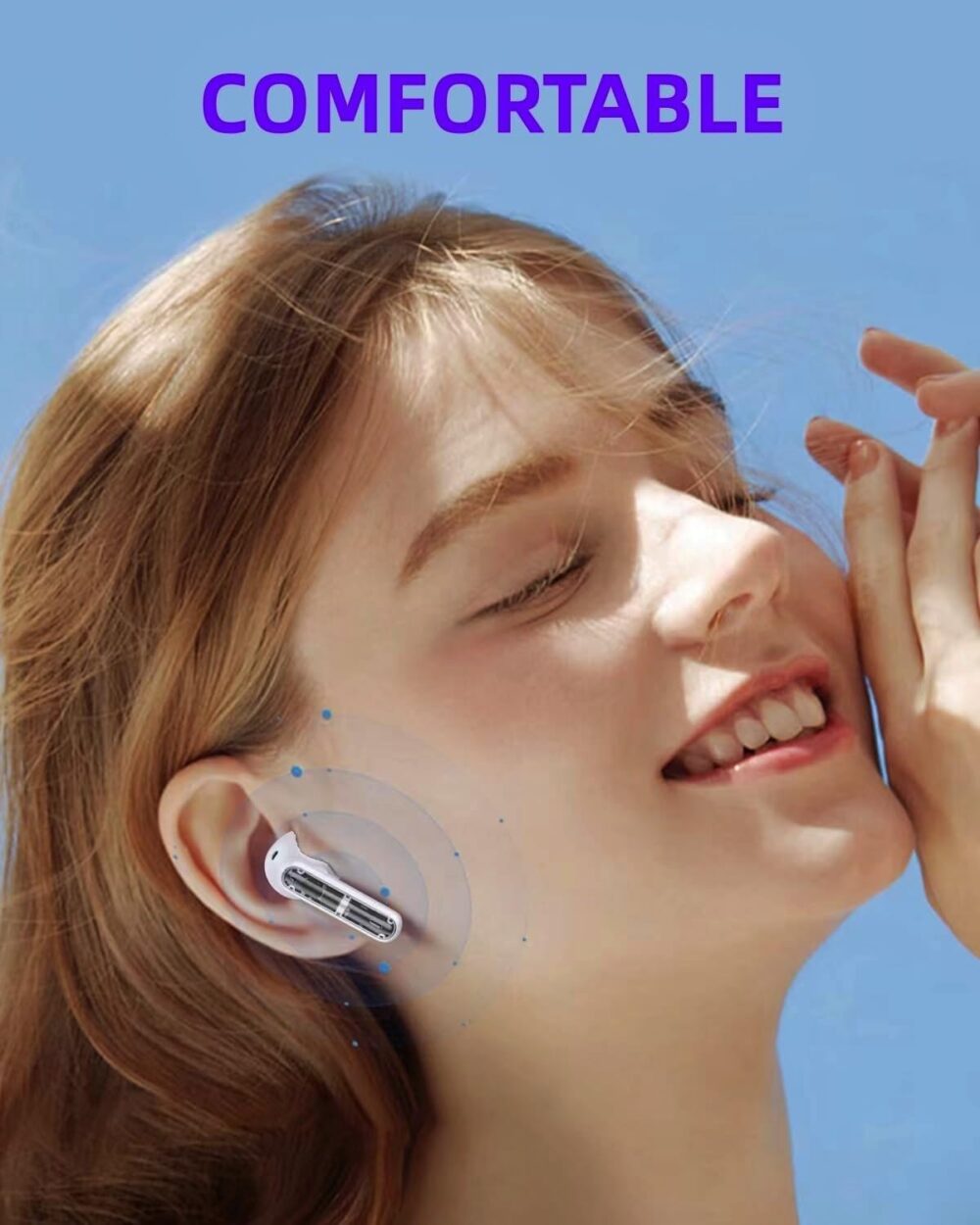 Wireless Earbuds P1 PRO, Earphones Wireless Bluetooth Headphones with Clear Call Mics Ear Buds, Comfortable Fit, IPX7 Waterproof Headset Long Battery Life, 30H Playtime for Sports Workout - Image 8
