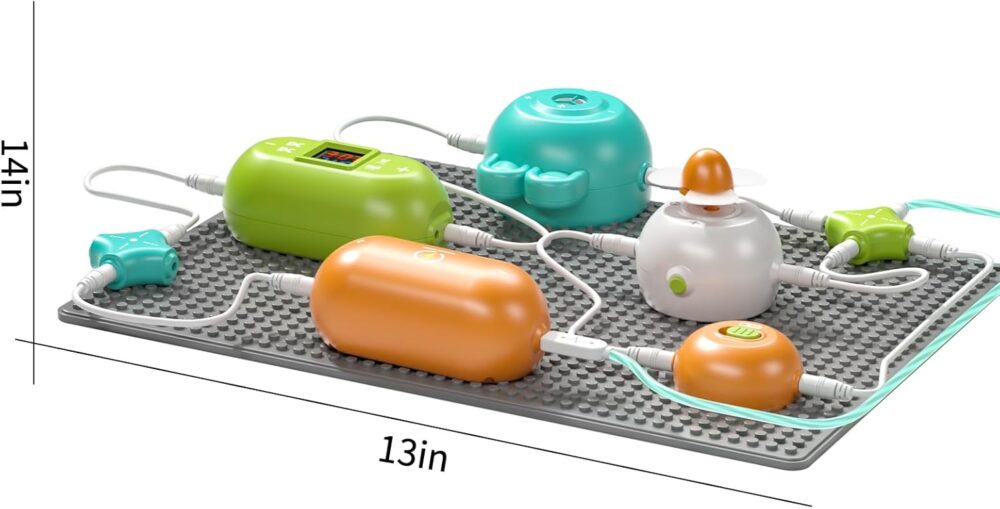 SNAEN Circuits Over 300 Projects Circuit Toy for Kids DIY Electronic Toy, 31 Circuit Parts, Science Game for Boys Girls, Educational Toys for Kids 3+ - Image 6