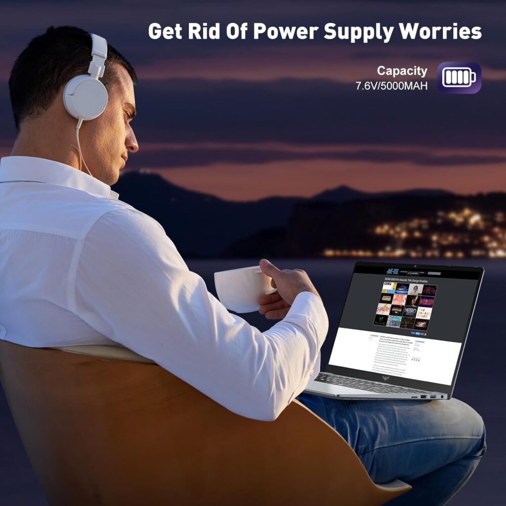 2025 Laptop, Laptop Computer with Intel Quad-Core Processor(Up to 3.6GHz), 16GB DDR4 512GB SSD Windows 11 Laptop, 15.6" IPS 1080P, USB3.2 - Image 7
