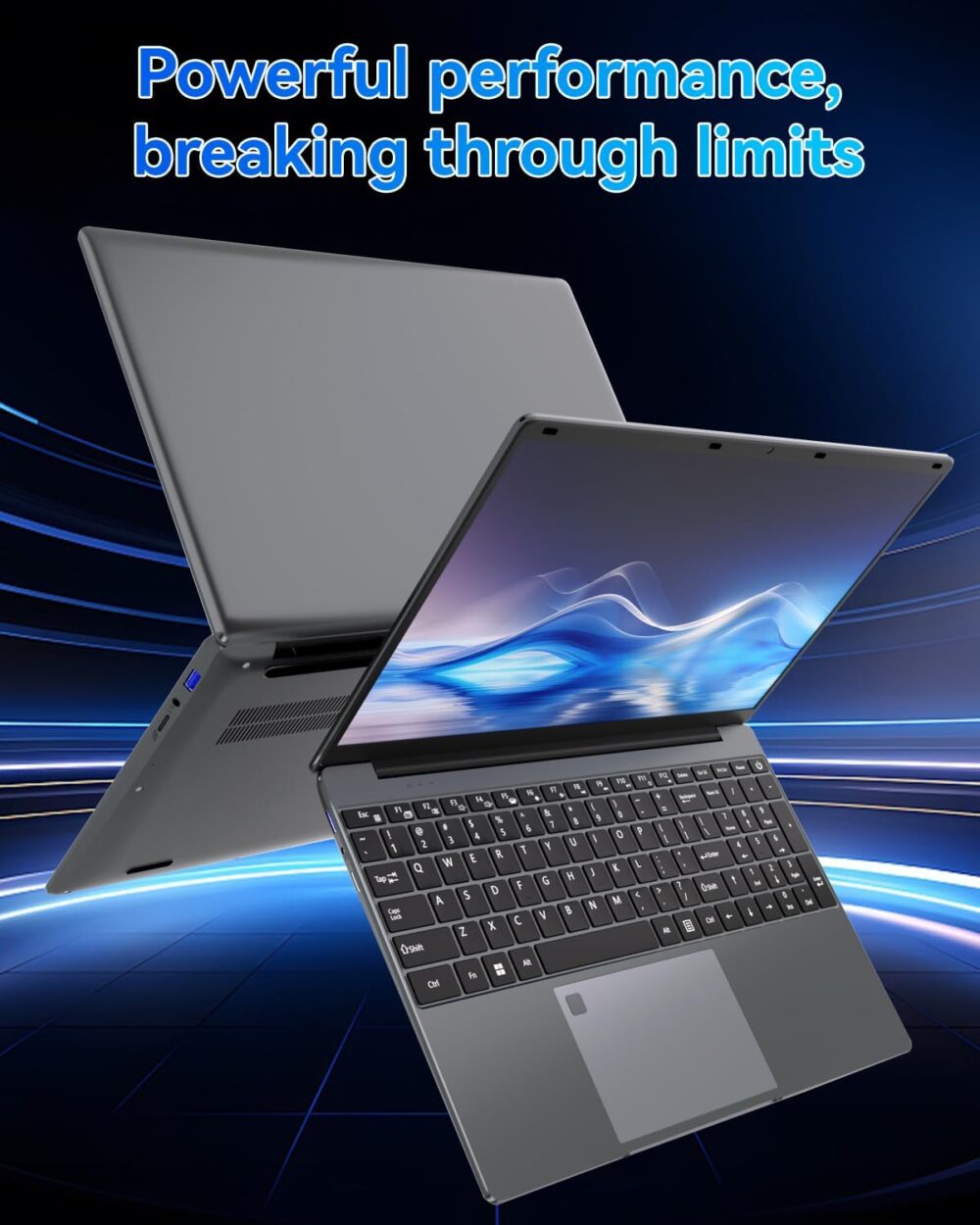 15.6 inch Laptop Computer,16GB RAM LPDDR4 512GB SDD Portable Laptop Computer Cerelon N5095 Processor FHD 1920 * 1080 Laptop PC with Touch ID, WiFi5, BT4.2, USB 3.0 - Image 10