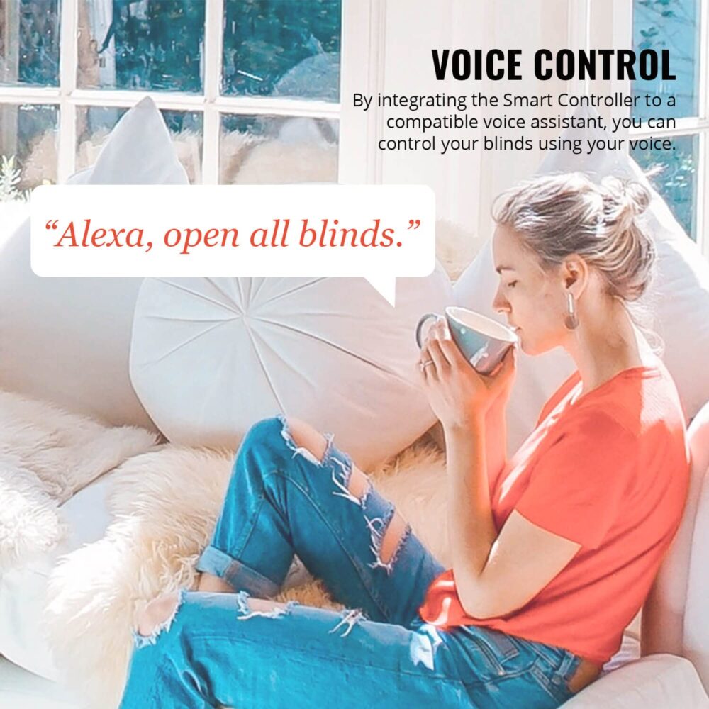 Go Smart Bridge Home Automation Hub for Motorized Blinds Compatible with Alexa, Google Home, IFTTT, Control4, Siri; Remote, App & Voice Control - Image 5