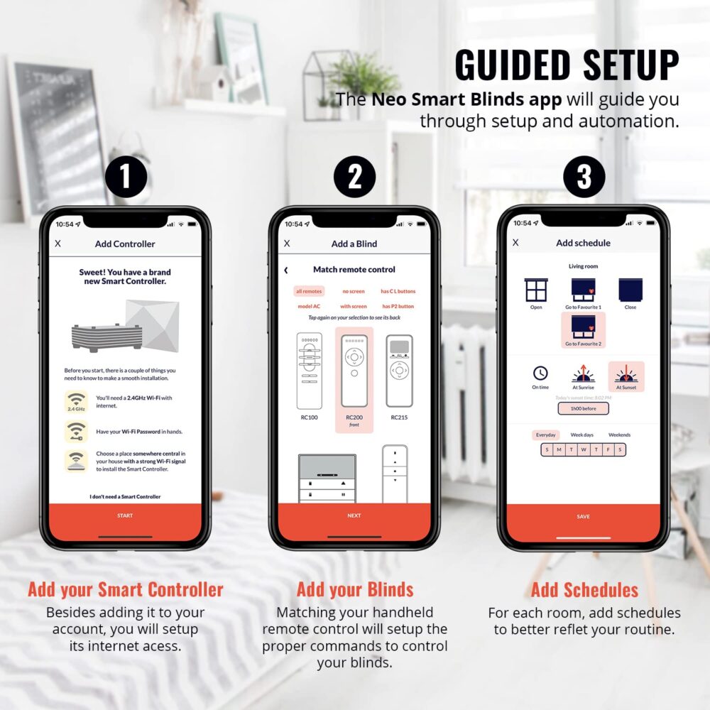 Go Smart Bridge Home Automation Hub for Motorized Blinds Compatible with Alexa, Google Home, IFTTT, Control4, Siri; Remote, App & Voice Control - Image 9