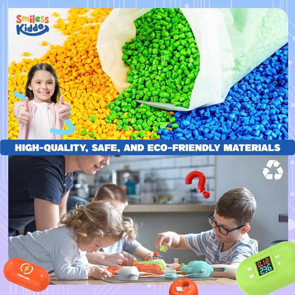 Science Kits for Kids - STEM Kits for Kids, Electronics Exploration Kit, Over 420 Projects, 35 Circuit Parts, STEM Educational Toy Gifts for Kids Boys Girls Ages 3 4 5 6 7 8 9 10 11 12 - Image 8