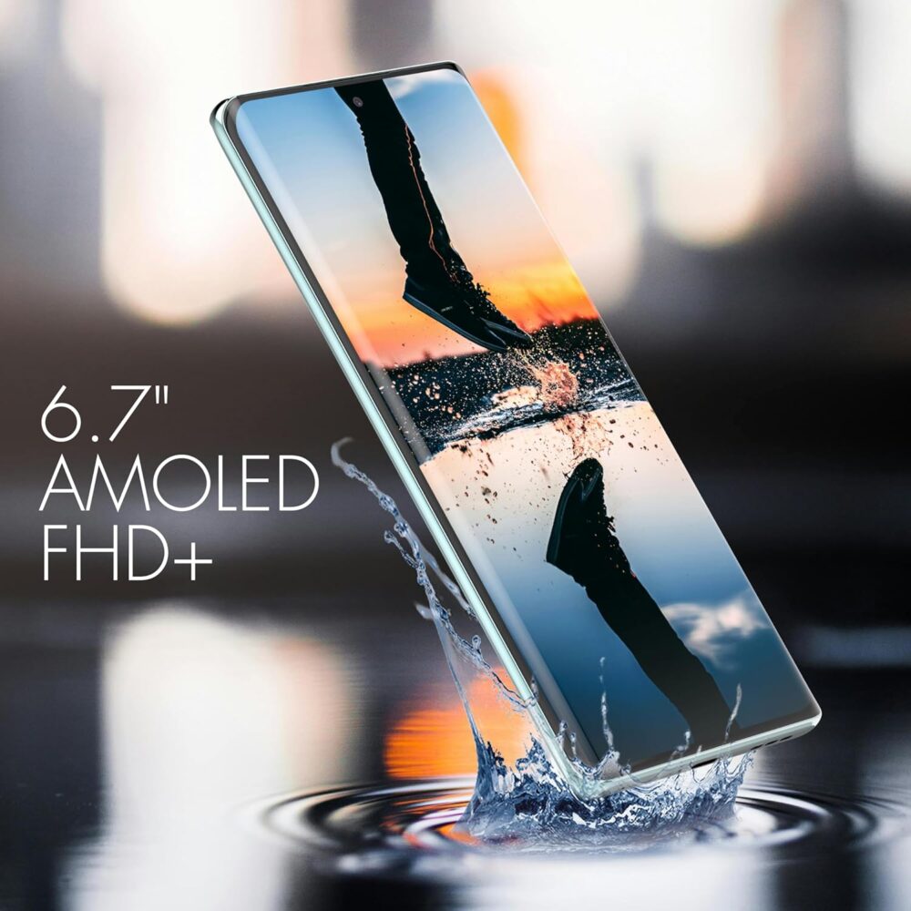 NUU B30 PRO 5G Cell Phone AMOLED 6.7” Selfie Camera, Dimensity 7050 120Hz Dual SIM. (Green, 256, GB, 12, GB) - Image 3