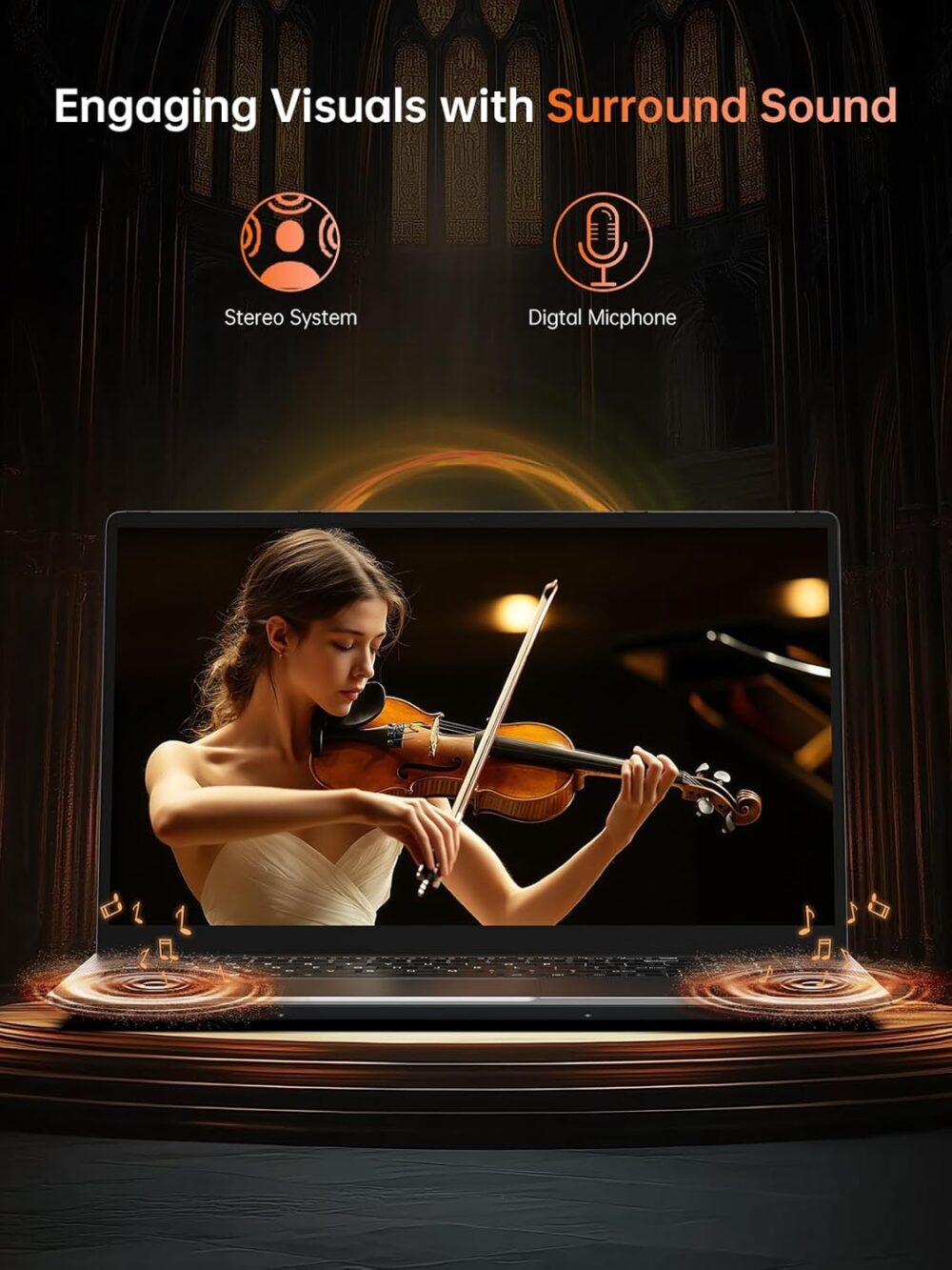 ACEMAGIC 2025 Laptop, Laptop Computer with AMD Ryzen 7 5700U (8C/16T, Up to 4.3GHz), 16GB RAM 512GB NVMe SSD Windows 11 Laptop, Radeon RX Vega 8 Graphics, 16.0-inch Display, WiFi 6,Backlit KB - Image 9