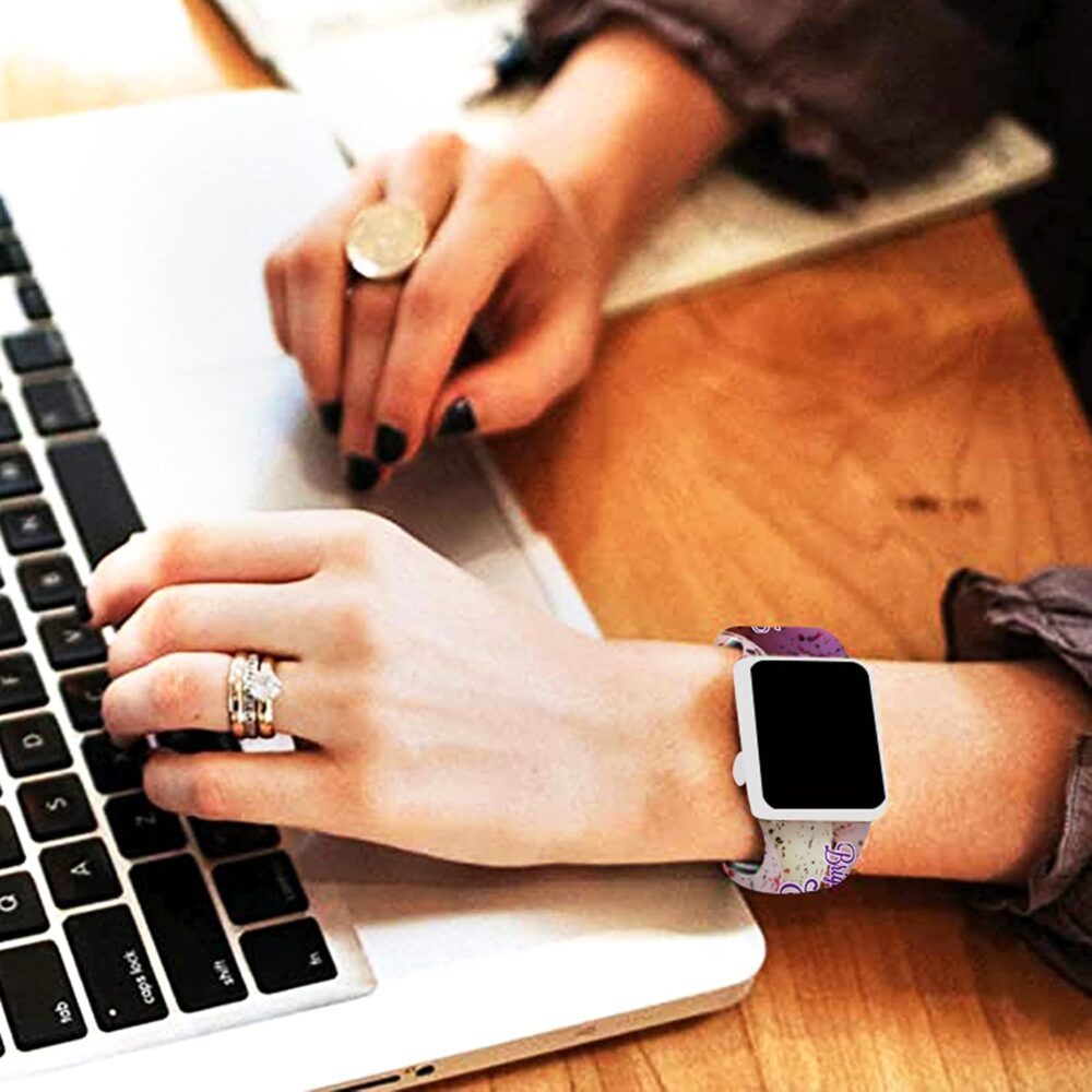 Holidays Watch Bands Compatible with Apple Watch 38mm 40mm 41mm 42mm 44mm 45mm 46mm 49mm, Adjustable Soft Silicone Sports Wristband Strap Replacement for iWatch Ultra SE & Series 10/9/8/7/6/5/4/3/2/1 - Image 7