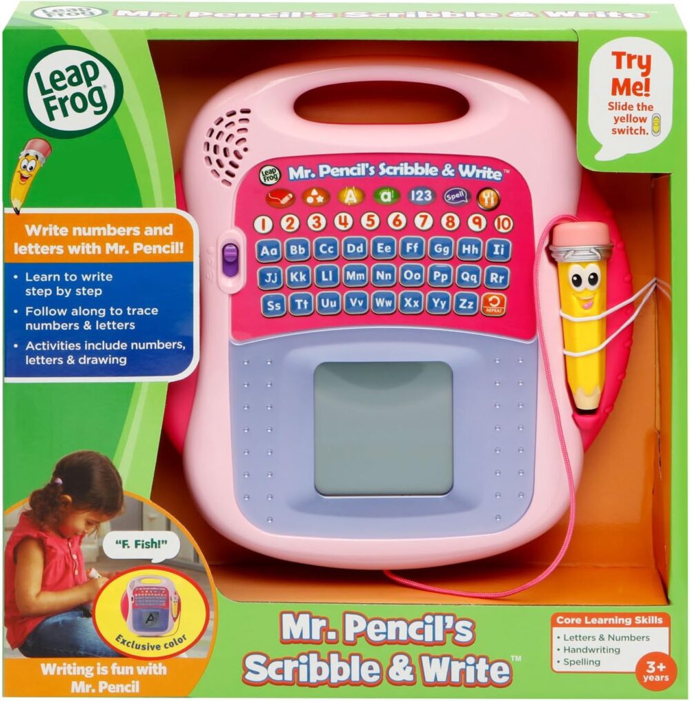 LeapFrog Mr. Pencil's Scribble & Write, Pink - Image 9