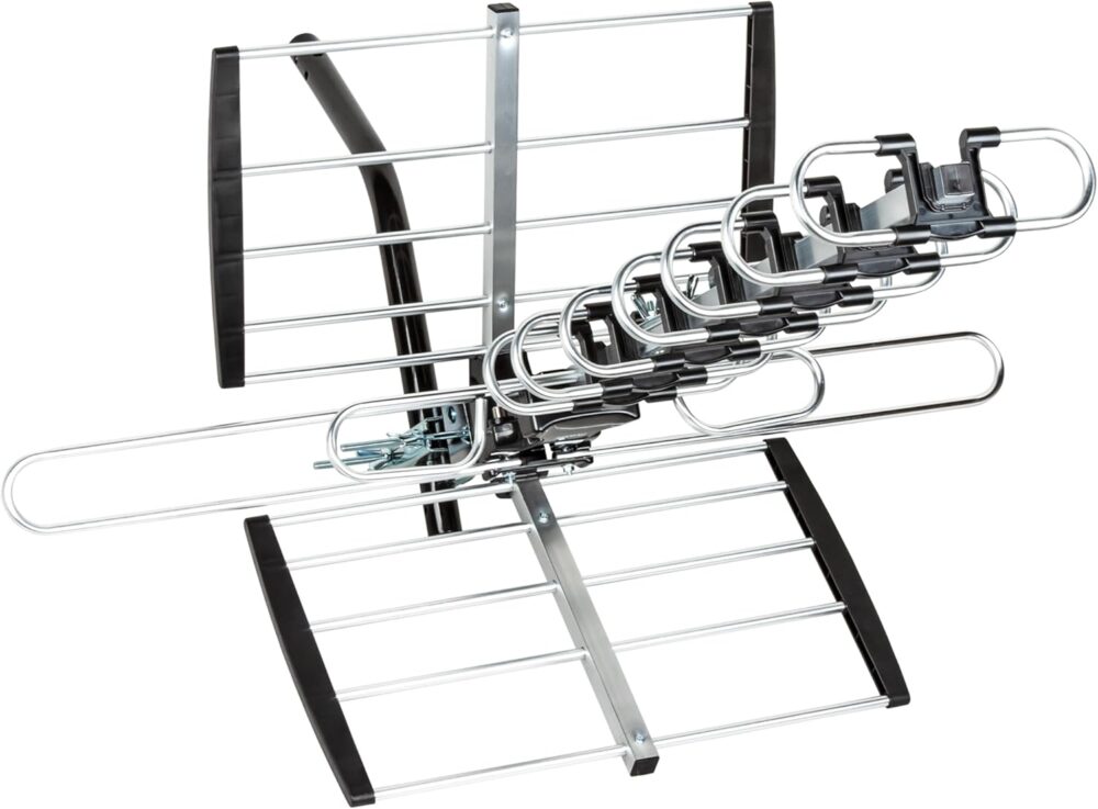 Five Star HDTV Antenna Upgraded 2025 Version VHF/UHF 4K 200 Miles Range with Antenna Splitter Support 4 Tvs & 40ft RG6 Cable, ATSC 3.0 Ready, Mounting Hardware Included - Image 8
