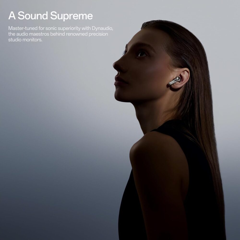 OnePlus Buds Pro 3, Wireless Bluetooth Earbuds, Noise Canceling Earbuds, Deep Bass, Immersive Sound, Up to 44 Hour Playtime with Charging case, Lunar Radiance - Image 6