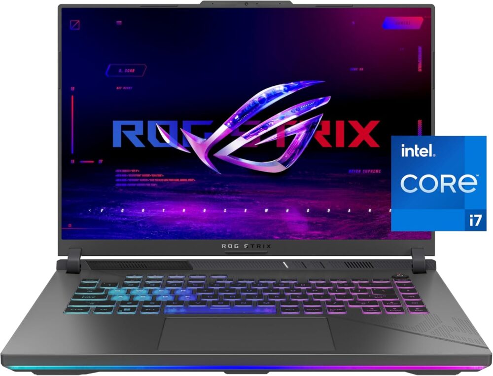 ASUS ROG Strix G16 Gaming Laptop, 165Hz Display, NVIDIA® GeForce RTX™ 4060, Intel Core i7-13650HX, 16GB DDR5, 1TB PCIe Gen4 SSD, Wi-Fi 6E, Windows 11, G614JV-AS74 - Image 12