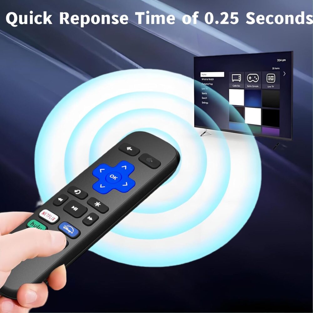 Compatible with Roku Remote for Roku Box,Compatible with Roku Express Remote Replacement and Roku Player Remote Compatible with Premiere,1/2/3/4,HD,LT,XS,XD,(NOT for Roku Stick/TV)., black - Image 7