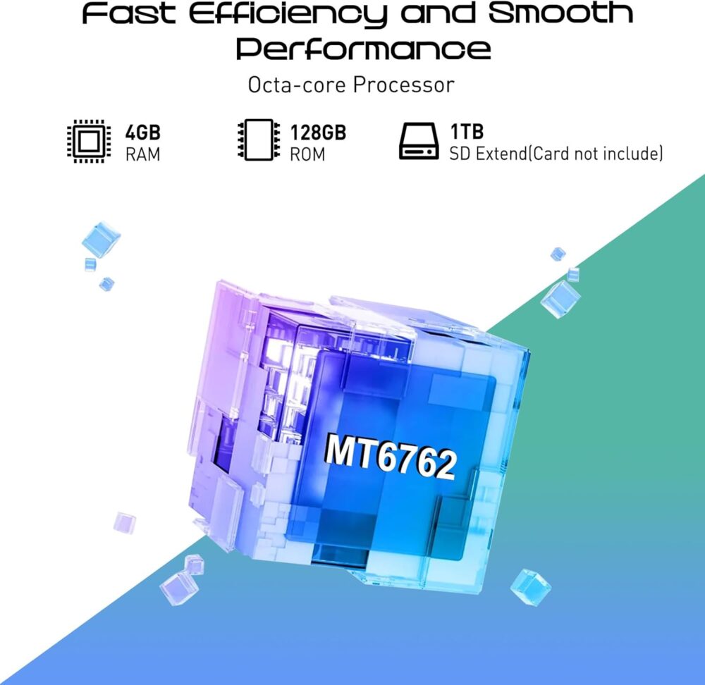 Xgody Unlock Phone Mate 60,6.79 Inch HD+ Screen Smartphone,4G Dual SIM Cheap Mobile Phones 4GB+ 128GB Expanded 512G 5280mAh 21MP Camera T-Mobile Android Phone with Finger&Face Unlock Soft Pink - Image 4
