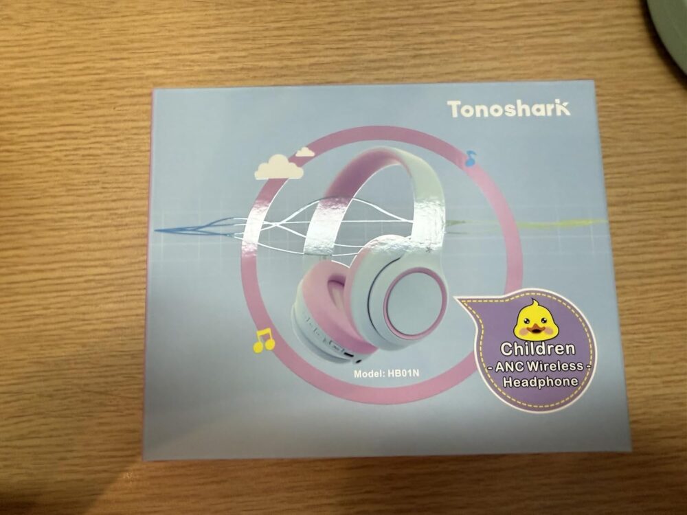 Active Noise Cancelling Headphones for Kids, 60H Playtime,Purple Wireless Bluetooth Over-Ear Headset Built-in Microphone for Home/School/Travel/Party - Includes Portable Case - Image 9